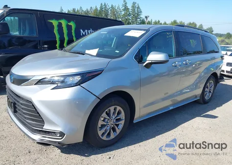 2025 Toyota Sienna Xle 8 Passenger from USA, damaged, VIN 5TDYRKEC9SS264812